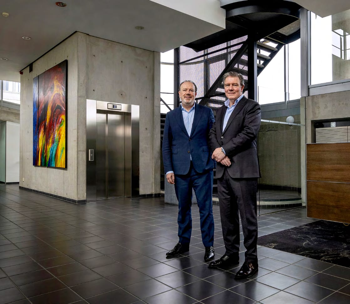 Portret van Richard Dohmen en Roger Stroom